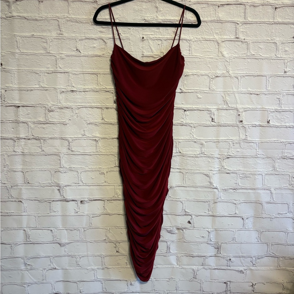 Windsor Ruched Midi Bodycon Dress - Picture 6 of 11